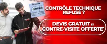 Contrôle technique : Devis gratuit et contre-visite offerte