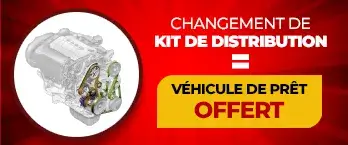 Remplacement distribution - Véhicule de prêt offert