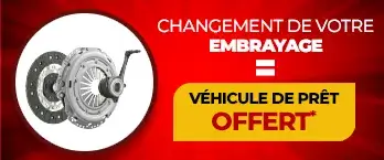 Changement embrayage : prêt véhicule
