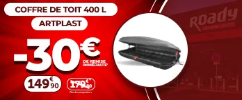 Coffre de toit 400L ARTPLAST