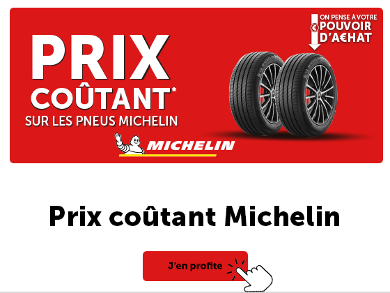 Prix coûtant Michelin