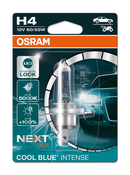 1 Ampoule OSRAM H4 Cool Blue® Intense NextGeneration 12V - Roady
