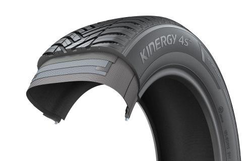 Pneu 4 Saisons Hankook Kinergy 4S2 - 205/50R17 93W - Été/hiver - Label C/B - M+S Et 3PMSF - Pour Voitures Tourisme