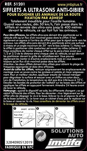 Sifflet anti gibier à ultrasons pour votre véhicule - Provence