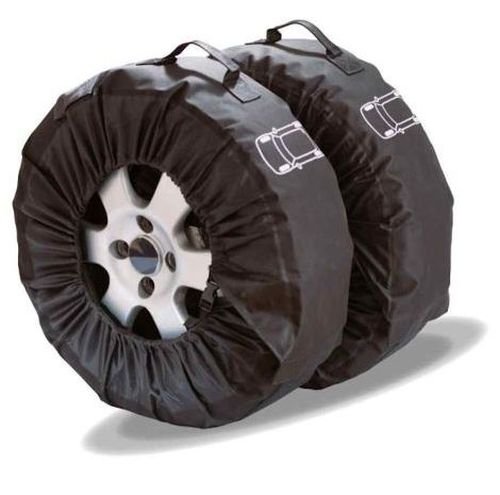 2 Housses de protection pneu CUSTOMAGIC Noir Taille 1 - Roady