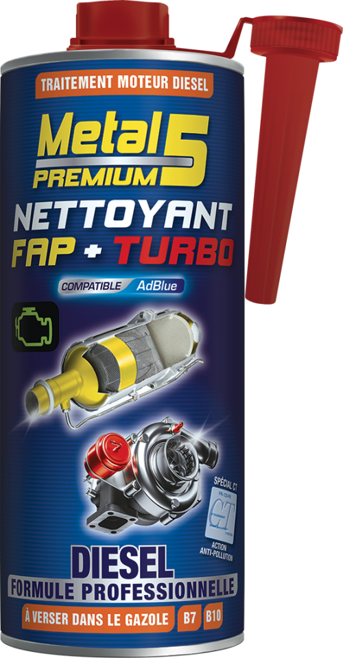 Nettoyant Fap Et Turbo METAL 5 Premium 1L - Roady