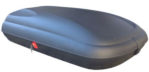Carbon Look 320 L Coffre de toit universel pour les voyages en voiture