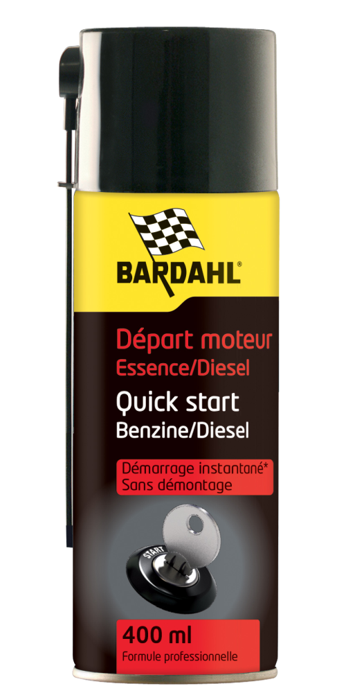Départ Moteur Essence et Diesel 400ml Bardahl