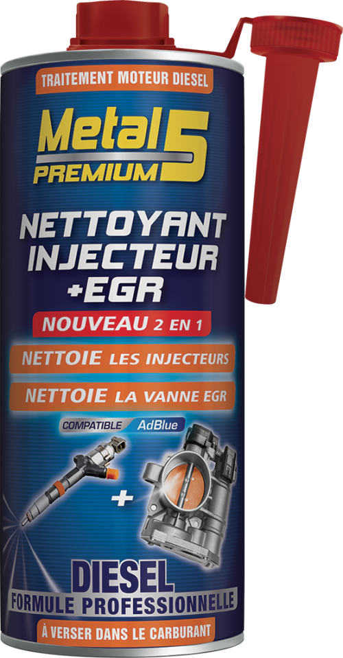METAL 5 - Nettoyant Vanne EGR Diesel - 300 ml - Metal5