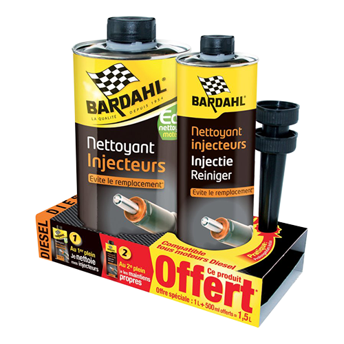 Nettoyant Injecteur BARDAHL Diesel 1L + 300 ml offert - Roady
