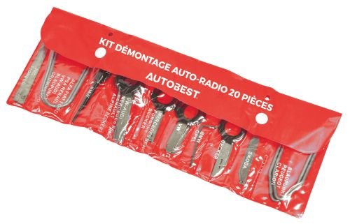 Kit démontage auto radio 20 pièces AUTOBEST - Roady