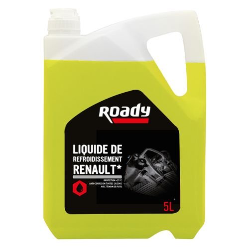 Liquide de refroidissement ROADY -25°C RENAULT 5L - Roady