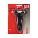Marteau brise vitres d'urgence noir CARPOINT