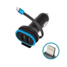 Chargeur allume-cigare+ lightning FOREVER 