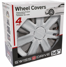 JEU D'ENJOLIVEURS 14'' CARBON SILVER SWISSDRIVE