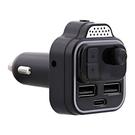 Transmetteur FM Bluetooth kit mains libres et charge rapide TNB - noir