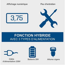 COMPRESSEUR HYBRIDE 20V AIRFORCE 6 SCHEPPACH