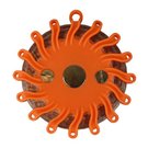 Balise clignotante de secours 16 led 360° magnétique orange CARPOINT