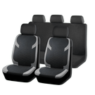 HOUSSES RUSH NOIR/GRIS TU 9 pcs