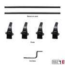 Barre de toit POLAIRE Inspiration 021 Peugeot 208 2 et opel corsa f