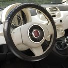 Couvre volant CUSTOMAGIC noir à strass