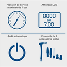 GONFLEUR PORTATIF SANS FIL 20V SCHEPPACH