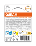 2 Ampoules OSRAM W16W Original 12V