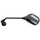 RETROVISEUR OVALE VELO NOIR AVEC CATADIOPTRE CARPOINT