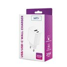 Chargeur USB/USB-C SETTY 20W