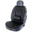 Couvre-siège CUSTOMAGIC Slide Noir Similicuir