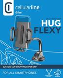 SUPPORT VOITURE  HUG, PAR-BRISE LONG BRAS RDI NOIR