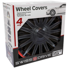 JEU D'ENJOLIVEURS 15" FLORIDA BLACK SWISSDRIVE