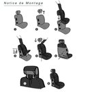 Couvre siège auto Grand confort gris