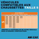 2 Chaussettes à neige AMCAR Textile Taille S