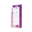 Câble USB SETTY USB-C 1.0 m 3A blanc