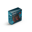 HOUSSES NOE NOIR/ROUGE TU 9 pcs