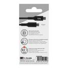 Câble USBC/USBC 1.5m gaine aimantée   TNB- NOIR