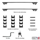 Barre de toit POLAIRE Inspiration rails intégrés long