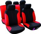 Housses de sièges CUSTOMAGIC Noir/Rouge Taille 2