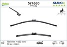 2 Balais d'essuie-glace VALEO Silencio VF480