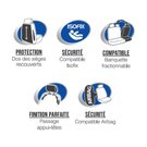 Housses de sièges avants et banquette CUSTOMAGIC Managua Noir Taille 3