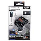 Transmetteur FM Bluetooth kit mains libres et charge rapide   TNB- NOIR