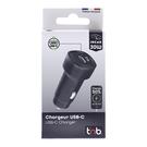 Chargeur allume-cigares  TNB 1 USB-C 30W - noir