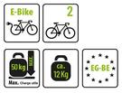 Porte-vélos Crow basic 2 vélos EUFAB