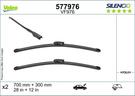 2 Balais d'essuie-glace VALEO Silencio VF976