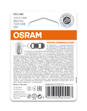2 Ampoules OSRAM P21/4W Original 12V