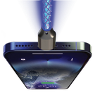 CORDON LUMINEUX CHARGE  + DATA USB A / TYPE C RDI NOIR