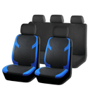 HOUSSES RUSH NOIR/BLEU TU 9 pcs