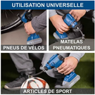 GONFLEUR PORTATIF SANS FIL 20V SCHEPPACH