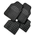 Jeu de 4 Tapis auto CUSTOMAGIC tuning  PVC effet métallisé noir
